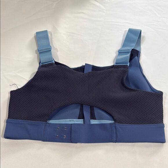 Outdoor Voices Denim Blue Women's Powerhouse Bra S/M-Cup - Picture 2 of 5